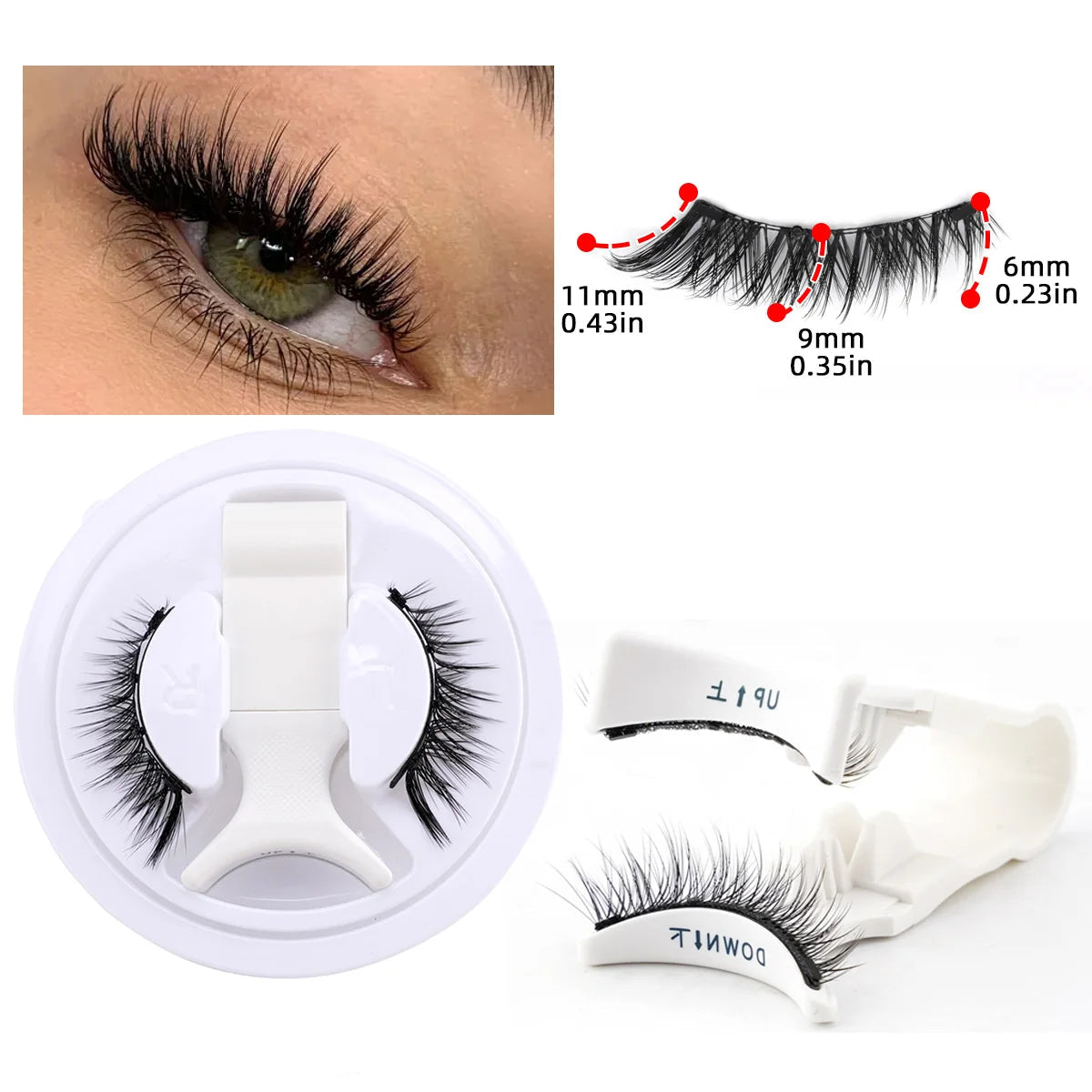 Lumoshe - Magnetische, flauschige Kunstwimpern