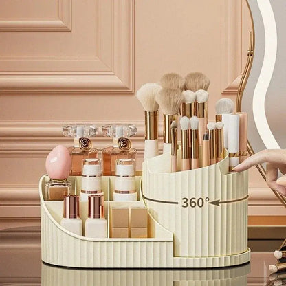 Luxuriöser, drehbarer Make-up-Organizer Glowi