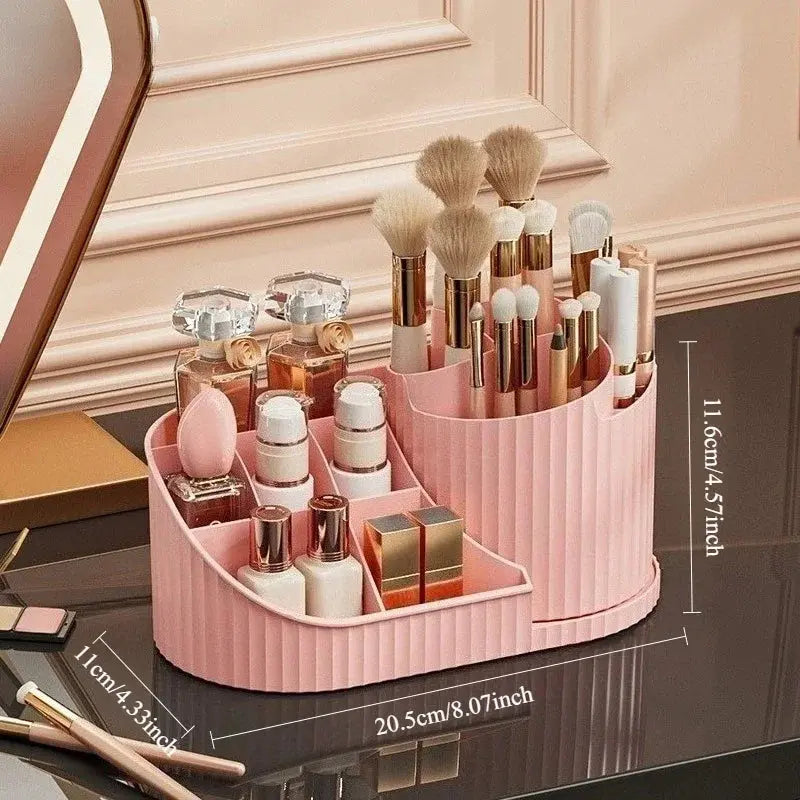 Luxuriöser, drehbarer Make-up-Organizer Glowi
