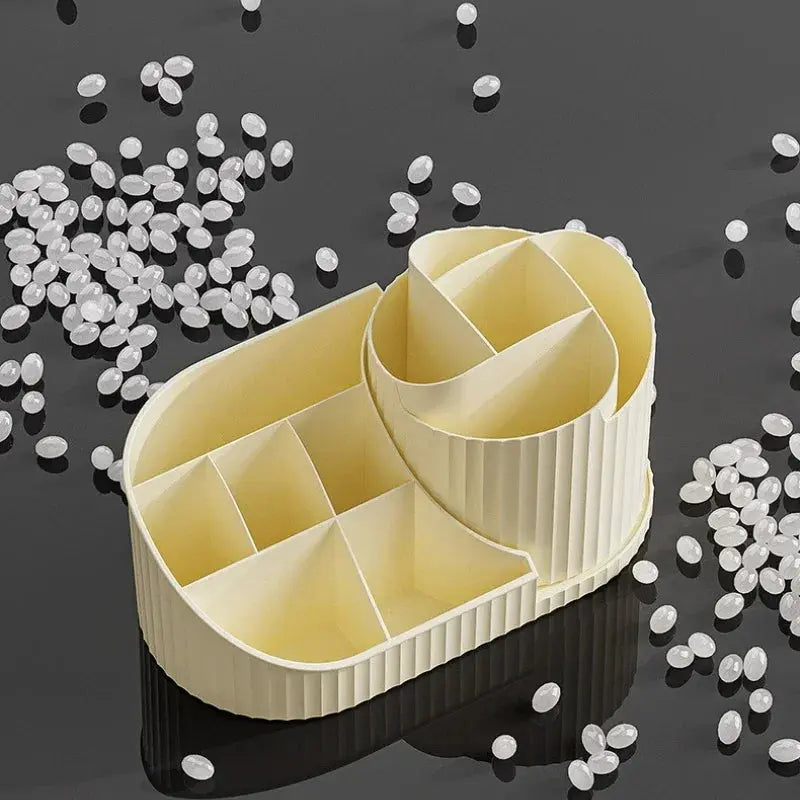Luxuriöser, drehbarer Make-up-Organizer Glowi