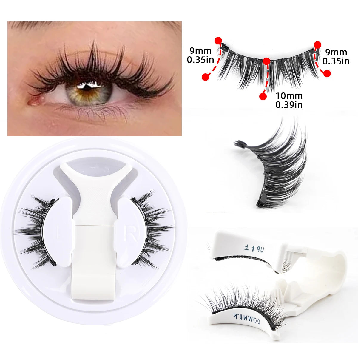 Lumoshe - Magnetische, flauschige Kunstwimpern