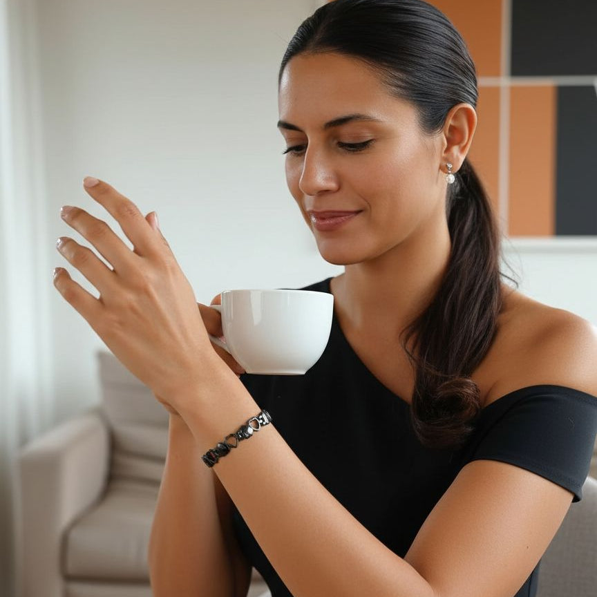 Magnetisches Herzarmband AURAI-Ring