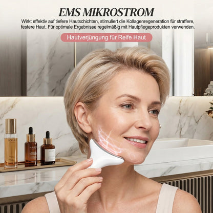 7 Colors LED Lights Face Neck Beauty Device Vibration Massage Improve Neck Lines Home Use Face Lifting Machine 7 Modes Gifts AF